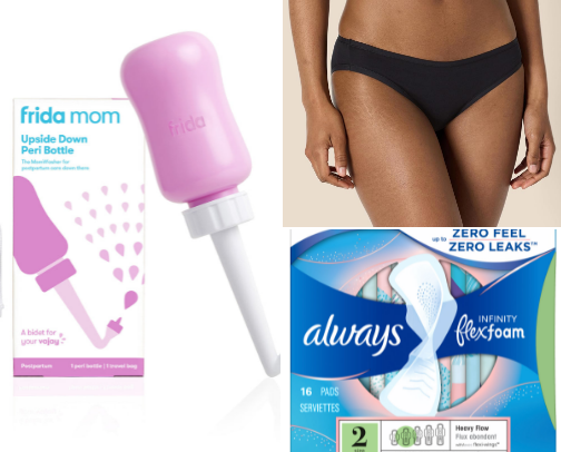 Postpartum must haves cover photo collage
