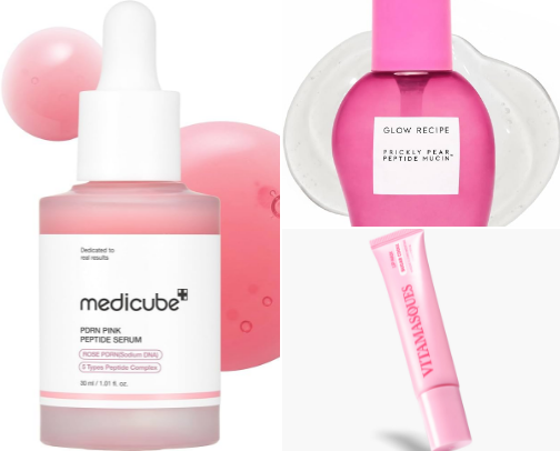 Pink skincare for the girlies 💕🌸 cover photo collage