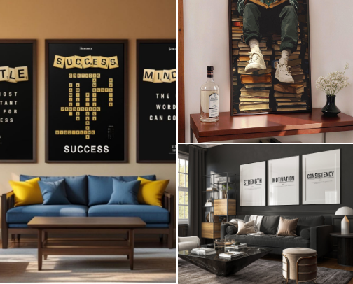 Bestseller Motivational Wall Arts✨ cover photo collage