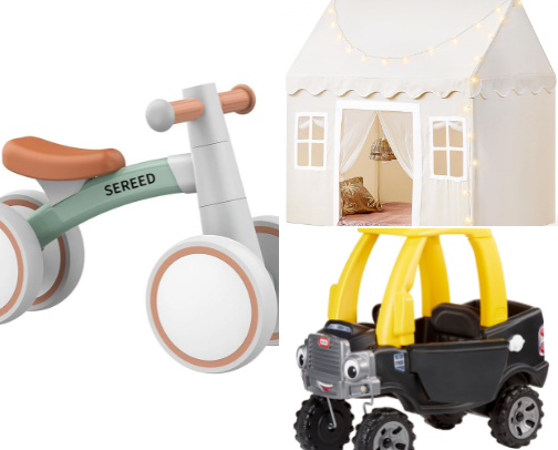 1 & 2 Year Old Christmas Guide cover photo collage