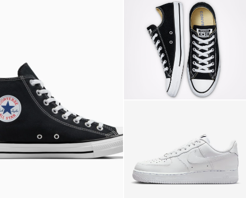 Trendy shoes that work with many outfits cover photo collage