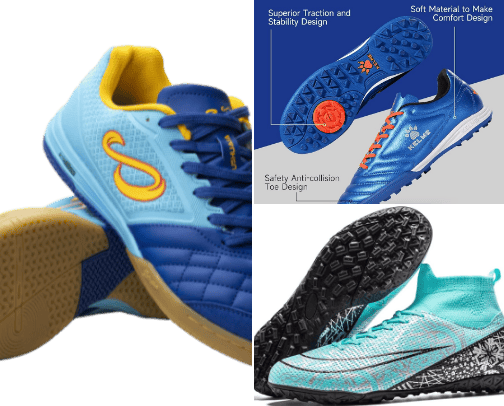Recommended putsal shoesr and sock cover photo collage