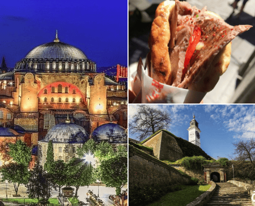 Travel the whole world ✈️ cover photo collage