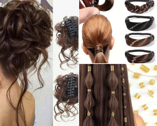 Hair Accessories cover photo collage