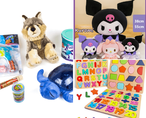 Toys for Toddlers to manage stress cover photo collage