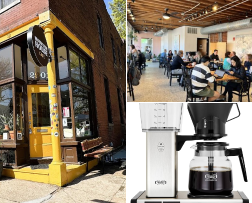 The Perfect Cup of Coffee — From Cozy Kitchens to Coffee Shops cover photo collage