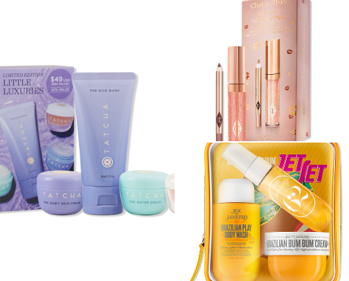 Gift sets cover photo collage
