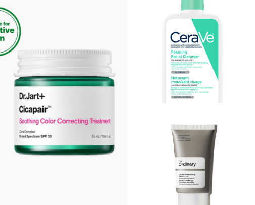 Products I can use on my rosacea cover photo collage