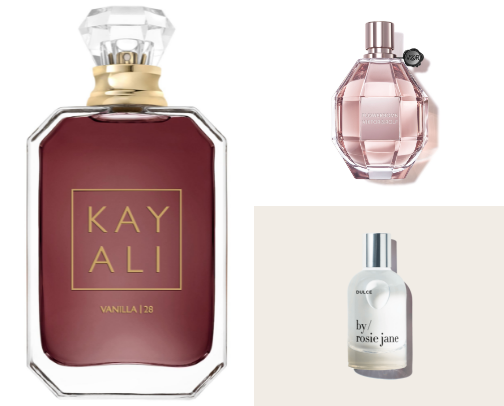 perfume/ body care recs cover photo collage