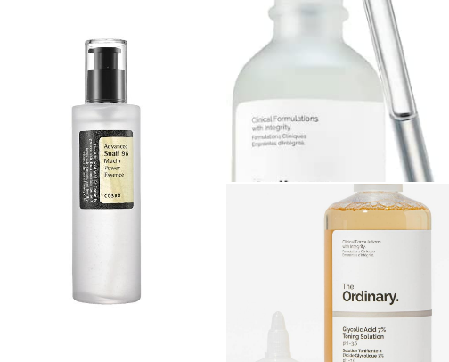 Must have skincare products cover photo collage