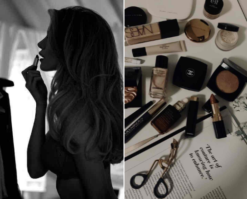 Make your makeup bag like the IT GIRL would💄 cover photo collage