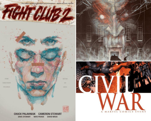 Graphic Novels that blew my mind cover photo collage