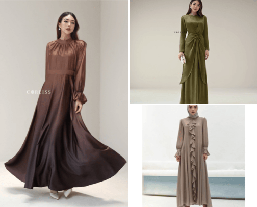 LONG DRESS IS SIMPLE BUT GIVES A LUXURY IMPRESSION cover photo collage