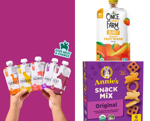 🍽️ SNACKS + FOOD BRANDS FOR MOMS cover photo collage