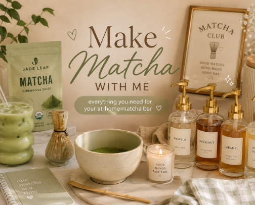 Make Matcha With Me cover photo collage