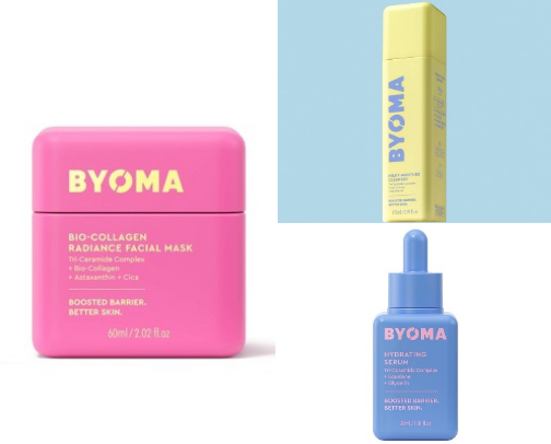 Byoma products I am OBSESSED with! cover photo collage