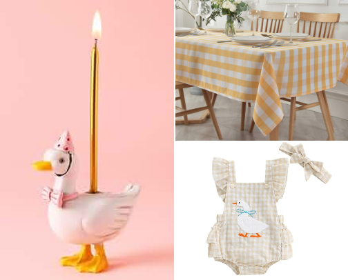 One Silly Goose Party Theme cover photo collage