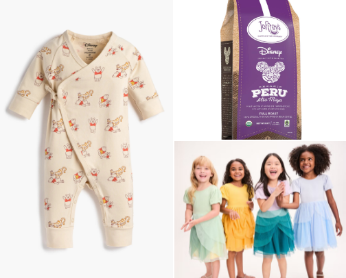 Disney Clothes, Toys & Gifts (Organic & Toxin Free) cover photo collage