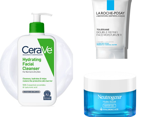 Best skin care products cover photo collage