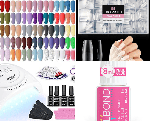 Nails cover photo collage