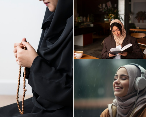 What I Do When My Heart Feels Distant from Allah cover photo collage