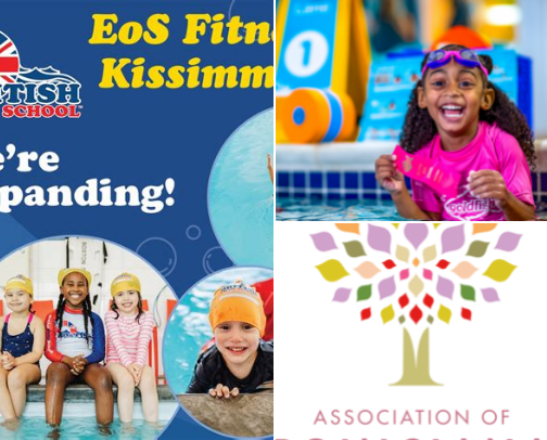 Best Swim Lessons & Swim Schools in Kissimmee, Poinciana & Orlando: A Parent's Guide + Pool Safety Gear cover photo collage