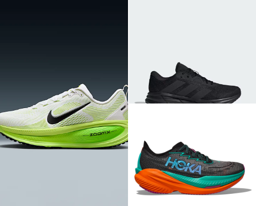 Running Shoe cover photo collage