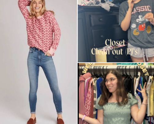 My closet clean out Series cover photo collage