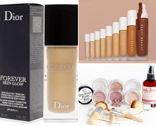 Flawless Base: The Ultimate Guide to Foundations cover photo collage