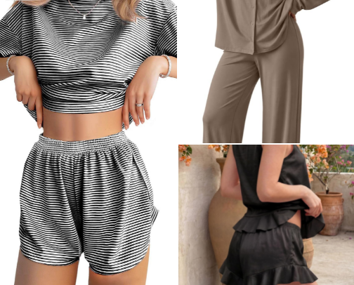 Title The Cutest Pajama Set That Feels Like a Hug cover photo collage