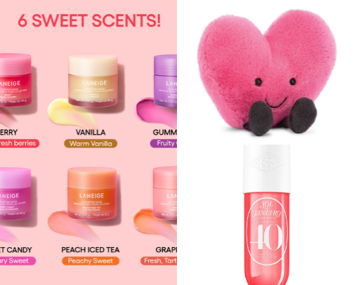 Valentines gift basket inspo💗 cover photo collage