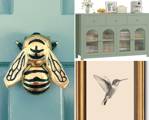 Whimsical house cover photo collage