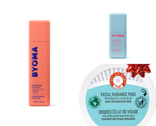 Fave skin care cover photo collage