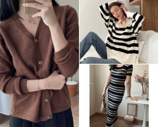 Fashion wanita korea cover photo collage