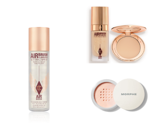 Fave makeup products💄 cover photo collage