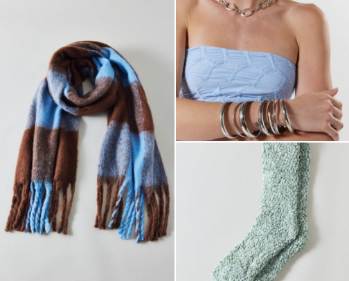whimsical winter [clothes, trinkets, fun!] cover photo collage