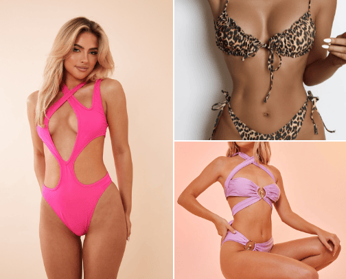Swimsuits cover photo collage