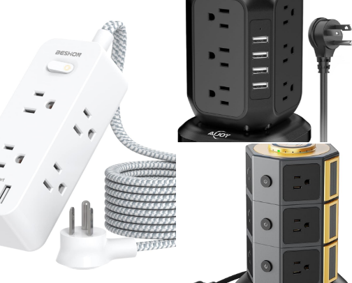 Power Strip Surge Protector cover photo collage
