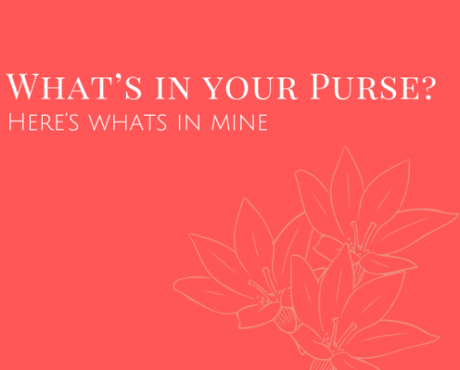 What's in your purse? cover photo collage