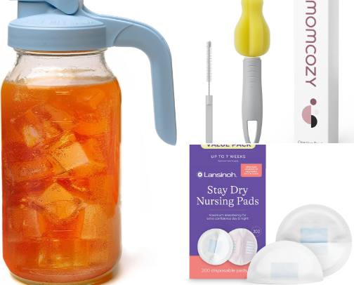 Pumping Mom’s must haves cover photo collage