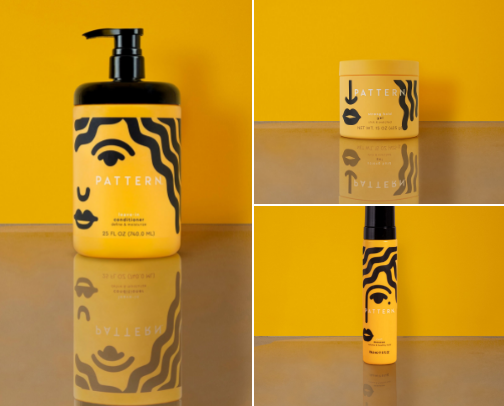 My Faves Pattern beauty products cover photo collage