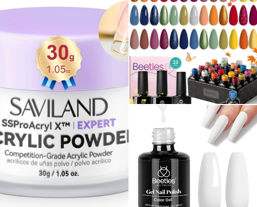 DIY nails cover photo collage