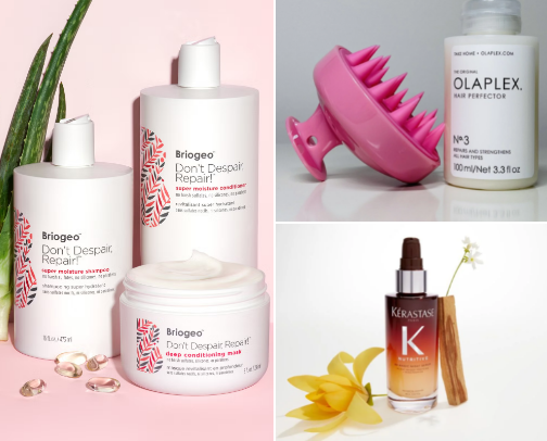 Haircare I’d Buy Again & Again 💇‍♀️🔁 cover photo collage