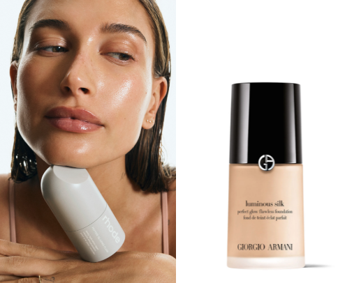 Radiant Soft Glam: Dewy Complexion and Shine cover photo collage