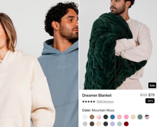 Comfortable Clothing cover photo collage