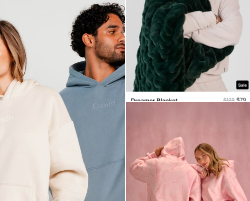 Comfortable Clothing cover photo collage