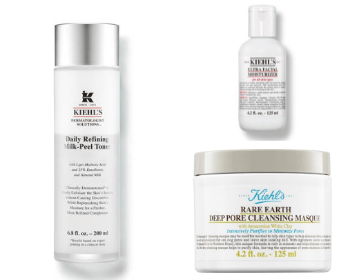 Kiehl's must haves and Christmas gift ideas cover photo collage