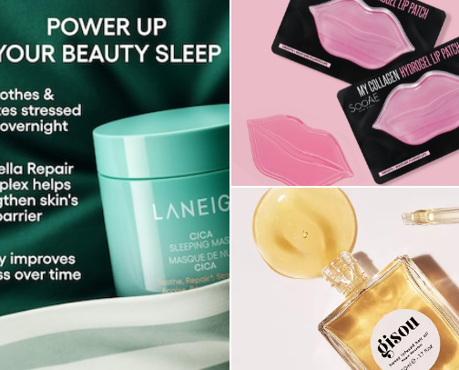 Skin care on a plane: in-Flight Skin Care MUST haves cover photo collage