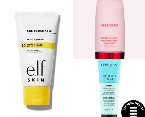 primers i recommend as a college student! cover photo collage