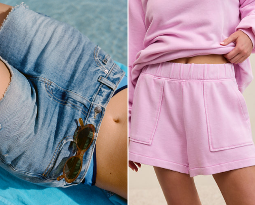 AERIE SHORTS cover photo collage